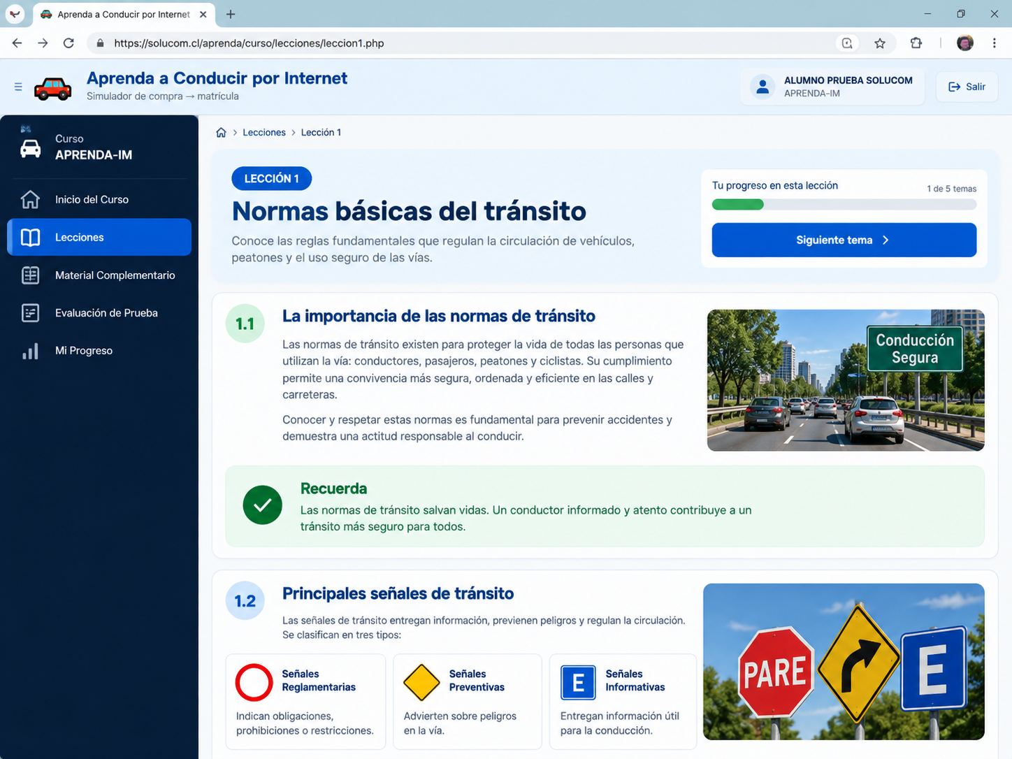 Estudiar el contenido
