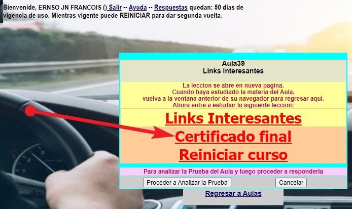 Certificado final