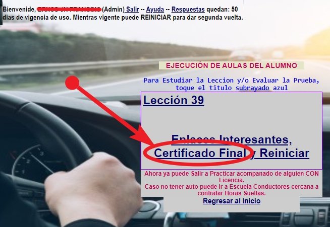 Certificado final